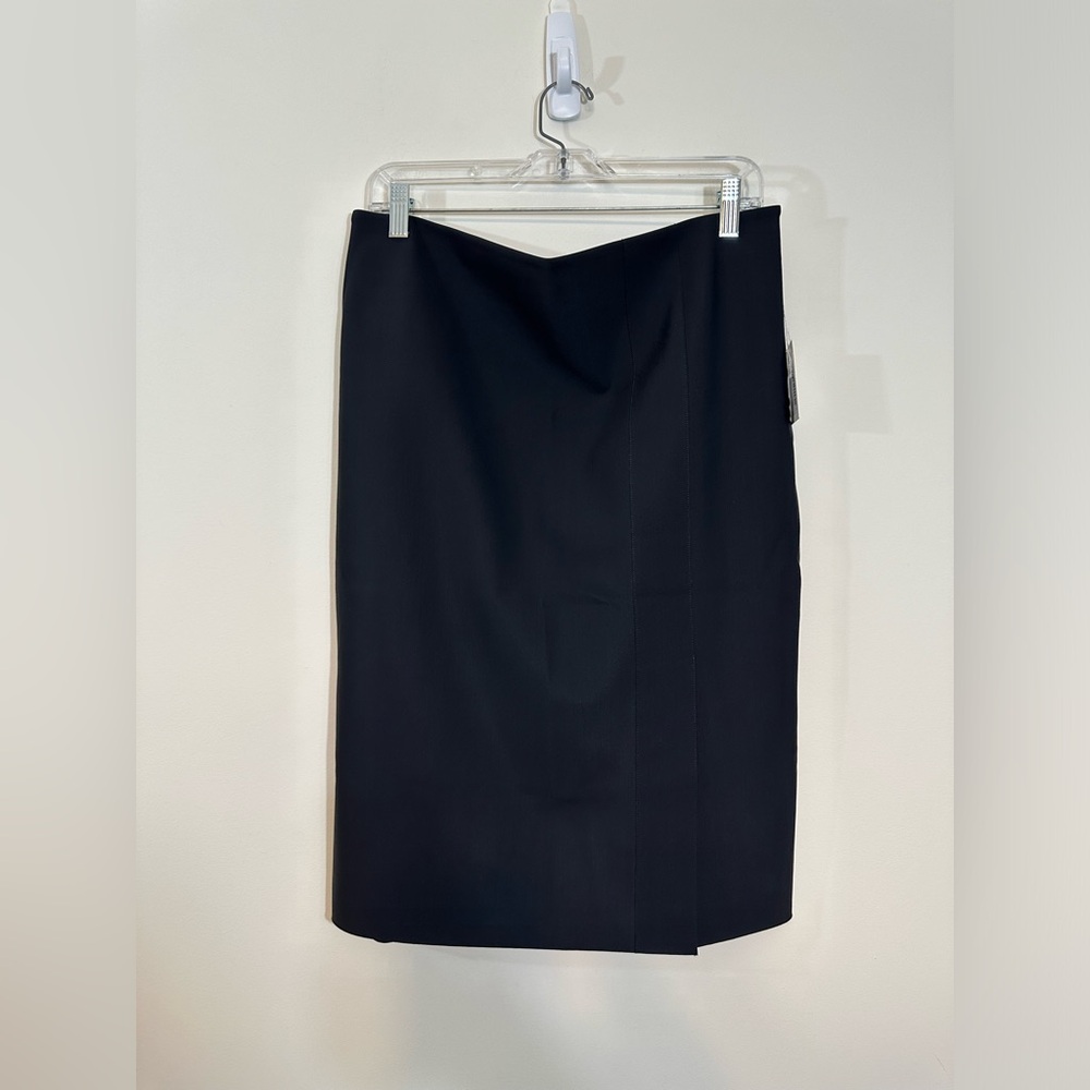 Ecru Black Pencil Skirt
